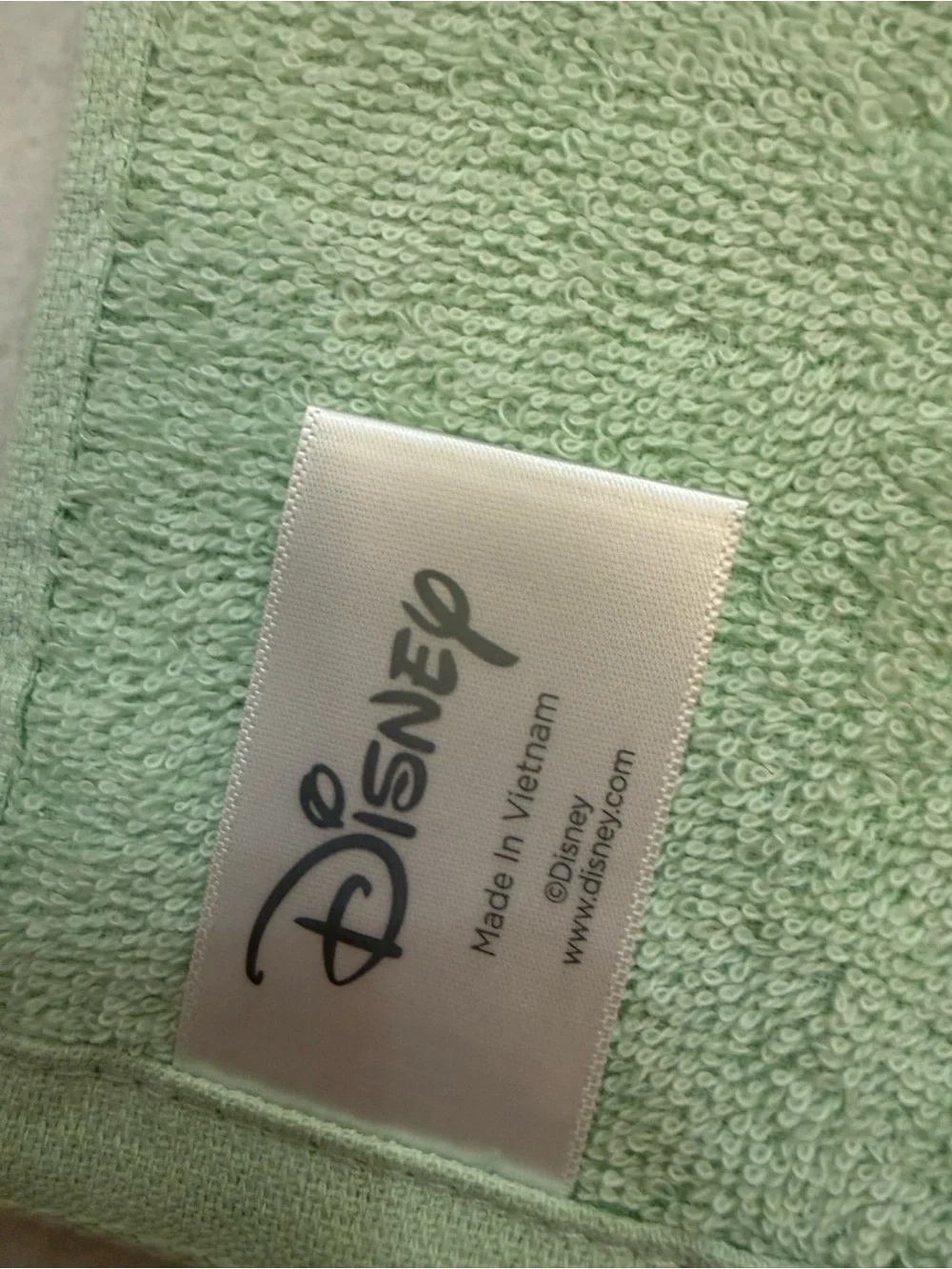 Disney Easter Hand Towel with Embroidered Mickey & Minnie. NWOT.